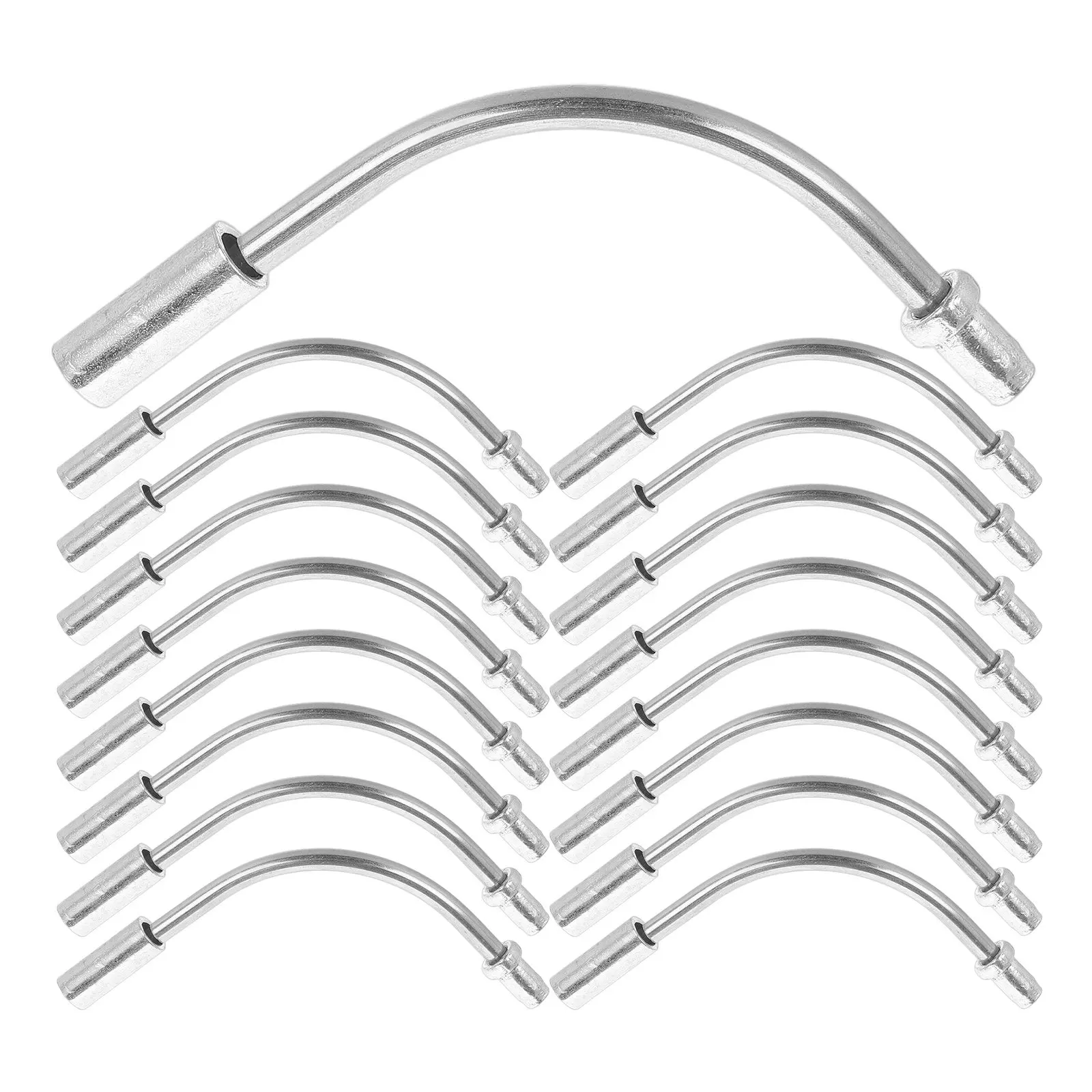 20Pcs Bike Elbow Tubes Stainless Steel Brake Cable Guide Pipes for Mountain Road Bikes Replacement Parts
20Pcs Bike Elbow Tubes Stainless Steel Brake Cable Guide Pipes for Mountain Road Bikes Replacement Parts