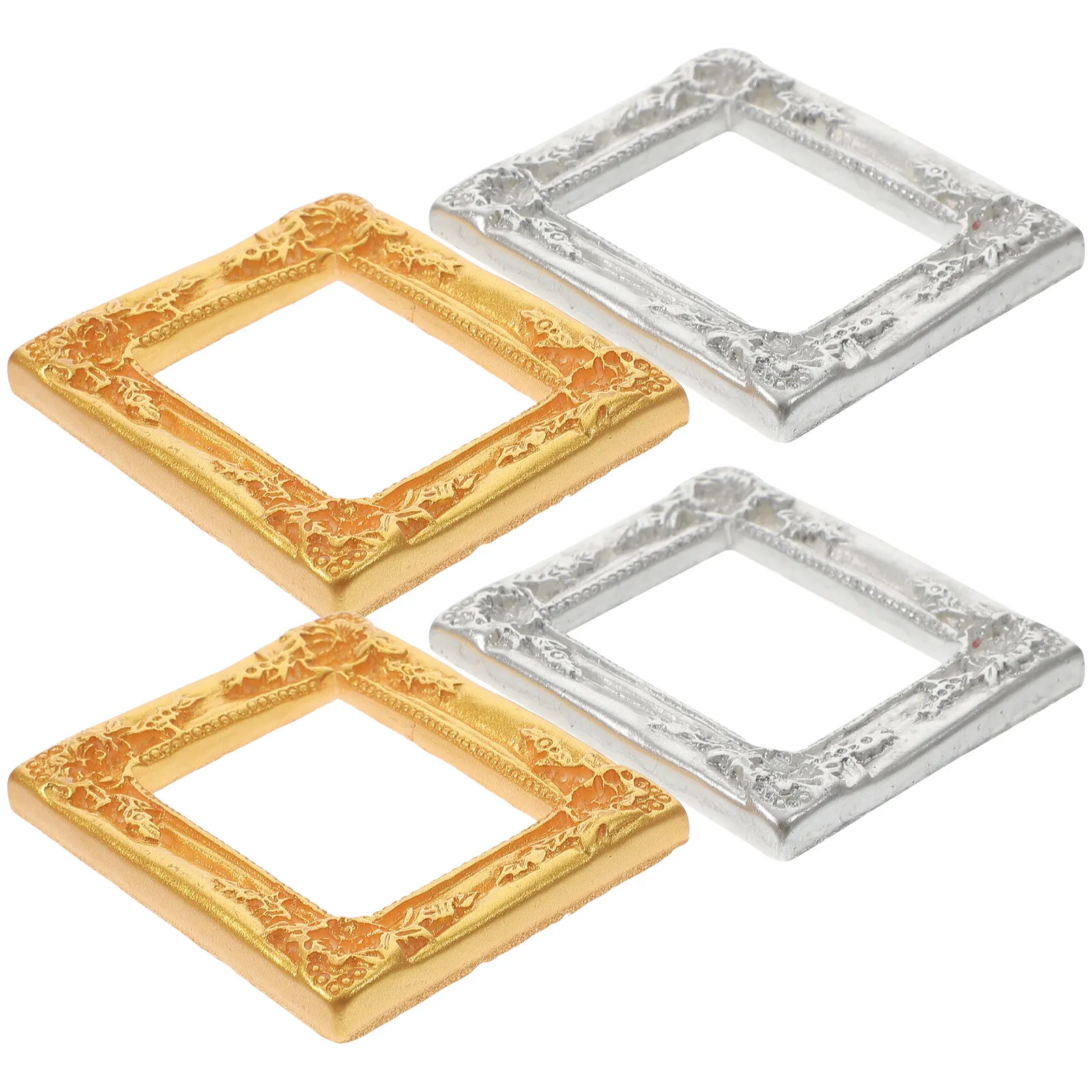 Набор из 4 мини-фоторамок из смолы в ретро-винтажном стиле для миниатюрных домиков, поделок своими руками, декора микроландшафтов, модель фоторамки
Набор из 4 мини-фоторамок из смолы в ретро-винтажном стиле для миниатюрных домиков, поделок своими руками, декора микроландшафтов, модель фоторамки