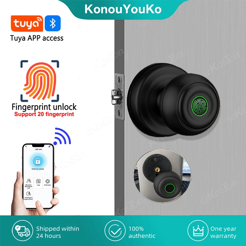 Tuya Smart Door Lock Smart Home Biometric Fingerprint Lock Bluetooth APP Control Electronic Locker Keyless Security Protection
Tuya Smart Door Lock Smart Home Biometric Fingerprint Lock Bluetooth APP Control Electronic Locker Keyless Security Protection