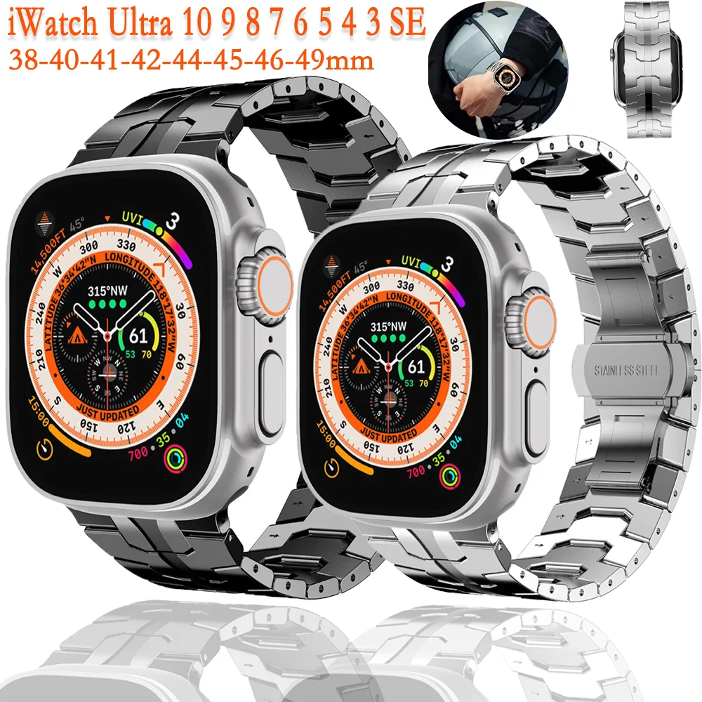 Titanium Watchband for Apple Watch Ultra 2 1 49mm 10 42mm 46mm Strap Series 9 8 7 6 5 4 3 SE 45mm 41mm 40mm 44mm Bracelet Correa
Titanium Watchband for Apple Watch Ultra 2 1 49mm 10 42mm 46mm Strap Series 9 8 7 6 5 4 3 SE 45mm 41mm 40mm 44mm Bracelet Correa