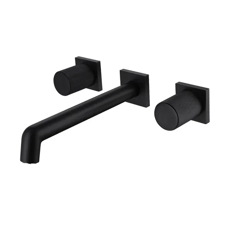 Concealed, all-copper black round basin, faucet into the wall, hotel household, split
Concealed, all-copper black round basin, faucet into the wall, hotel household, split