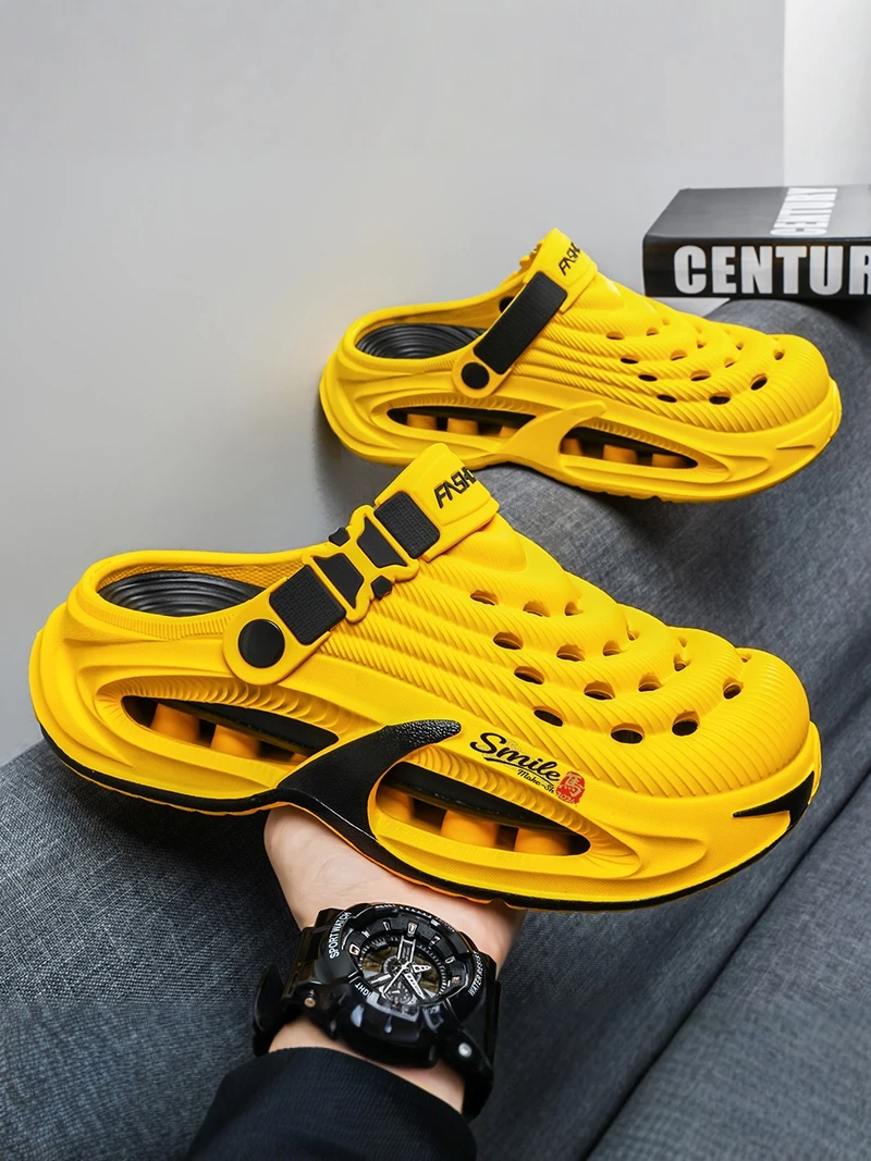 Men's Summer Outdoor Fishing Sandals Lightweight Soft Bottom Anti-Slip Slip-On Beach Thong Shoes Casual EVA Flat Footwear
Men's Summer Outdoor Fishing Sandals Lightweight Soft Bottom Anti-Slip Slip-On Beach Thong Shoes Casual EVA Flat Footwear