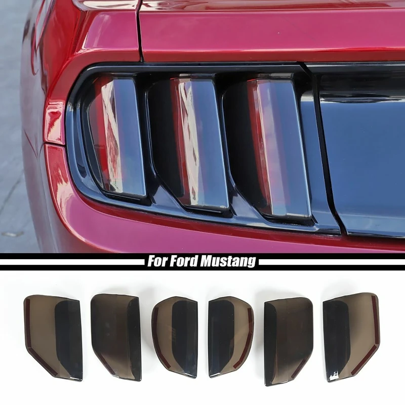 6 шт./компл. дымчатый автомобильный задний фонарь, накладка на задний фонарь, украшение для Ford Mustang 2015+, аксессуары для крышки заднего фонаря
6 шт./компл. дымчатый автомобильный задний фонарь, накладка на задний фонарь, украшение для Ford Mustang 2015+, аксессуары для крышки заднего фонаря