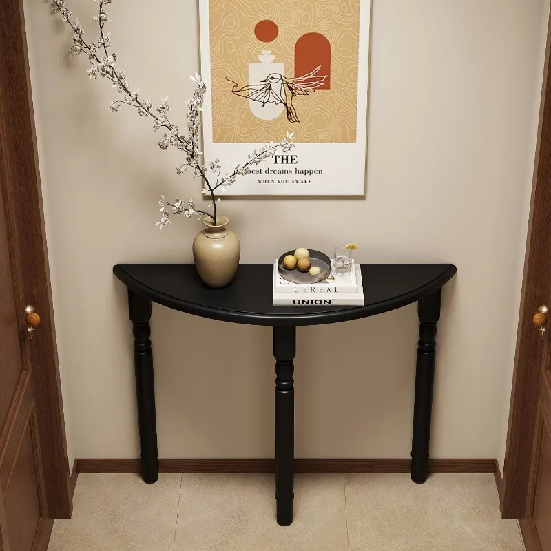 French light luxury solid wood entrance table semi-round entrance corridor display table household living room wall narrow table
French light luxury solid wood entrance table semi-round entrance corridor display table household living room wall narrow table