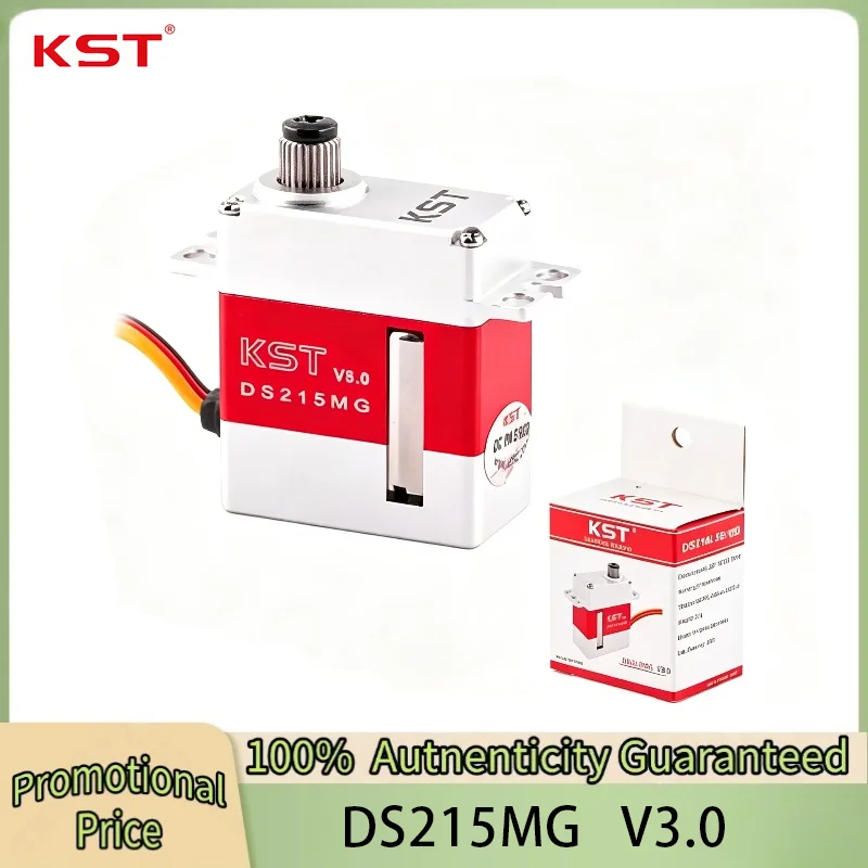 KST DS215MG V3.0 6-7.4V 3.7kg 2BB Ball Bearing Metal Gear Micro Digital Servo for 380 450 480 500 RC Helicopter Toy
KST DS215MG V3.0 6-7.4V 3.7kg 2BB Ball Bearing Metal Gear Micro Digital Servo for 380 450 480 500 RC Helicopter Toy