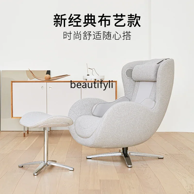 6239P Fabric massage chair household full body space capsule electric single sofa recliner
6239P Fabric massage chair household full body space capsule electric single sofa recliner