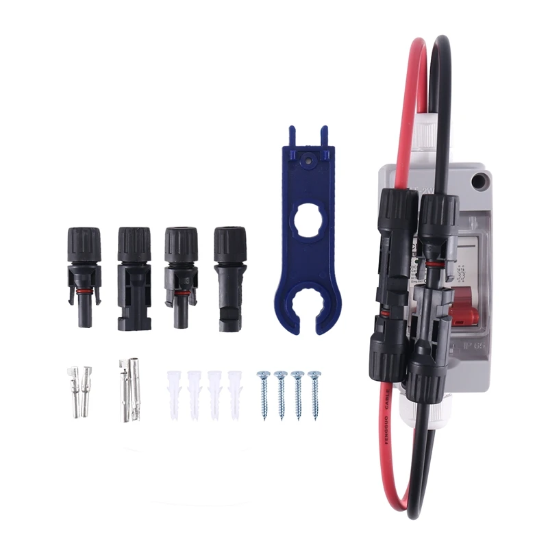 1Set 32A PV Photovoltaic DC Isolation Switch Outdoor Waterproof Solar Combiner Box
1Set 32A PV Photovoltaic DC Isolation Switch Outdoor Waterproof Solar Combiner Box