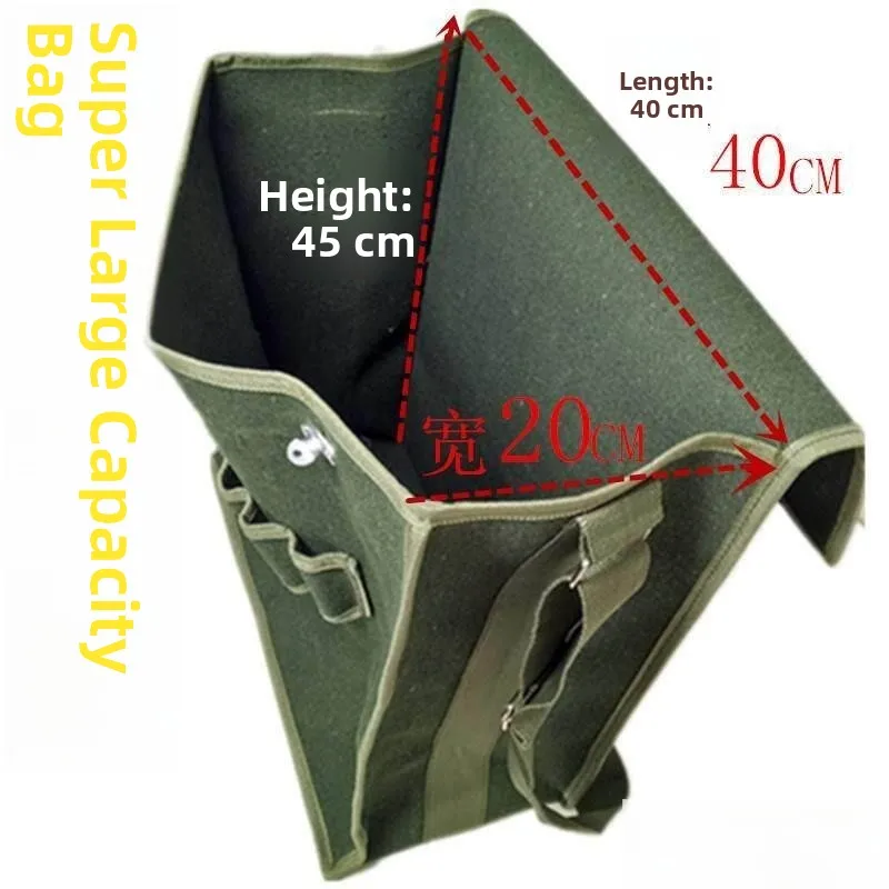 Thickened Canvas Handheld Tool Bag Portable Storage Pouch Auto Maintenance Electrician Repair Handbag Women's Shoulder Bag
Thickened Canvas Handheld Tool Bag Portable Storage Pouch Auto Maintenance Electrician Repair Handbag Women's Shoulder Bag