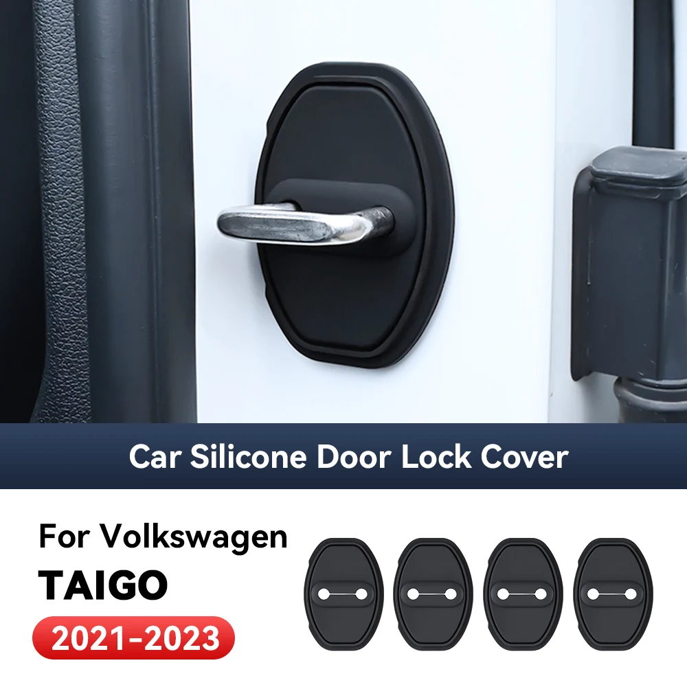 4pcs Car Decorat Accessories Silicone Protecte Auto Door Lock Latch Shock Absorber Cover For Volkswagen TAIGO 2021-2023
4pcs Car Decorat Accessories Silicone Protecte Auto Door Lock Latch Shock Absorber Cover For Volkswagen TAIGO 2021-2023