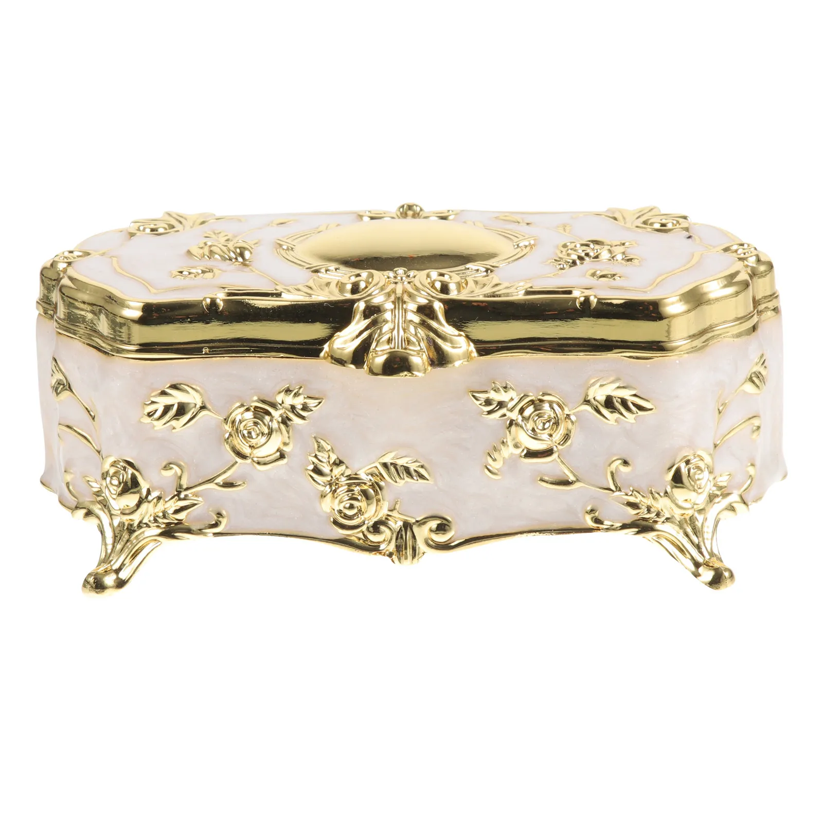 Embossed Flower Alloy Jewelry Treasure Chest Trinket Organizer Exquisite Vintage Jewelry Storage Box Decorative Desktop Gift
Embossed Flower Alloy Jewelry Treasure Chest Trinket Organizer Exquisite Vintage Jewelry Storage Box Decorative Desktop Gift