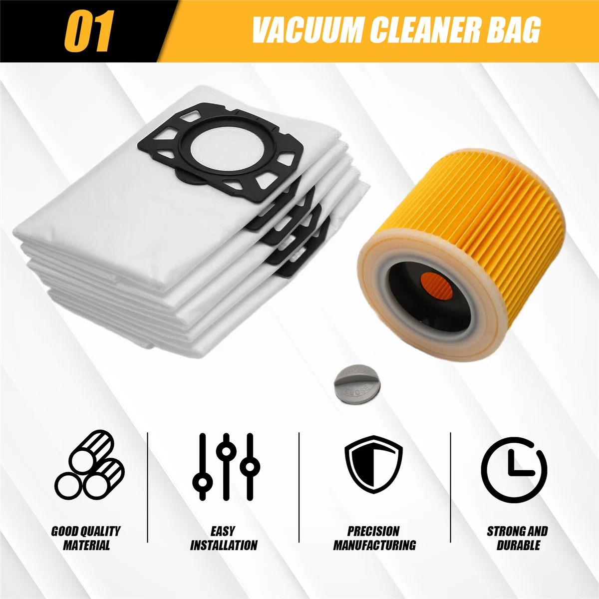 B14C Мешки для пылесоса, фильтр, подходит для Karcher KFI 357 KFI357 KA 40, сменный мешок для Karcher 2,863-314.0WD2 Plus WD3
B14C Мешки для пылесоса, фильтр, подходит для Karcher KFI 357 KFI357 KA 40, сменный мешок для Karcher 2,863-314.0WD2 Plus WD3