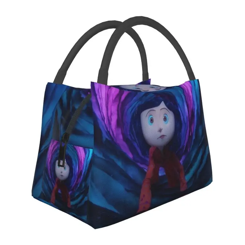 Halloween Horror Animation Movie Coraline Insulated Lunch Bags Women Waterproof Thermal Cooler Lunch Box Office Picnic Travel
Halloween Horror Animation Movie Coraline Insulated Lunch Bags Women Waterproof Thermal Cooler Lunch Box Office Picnic Travel