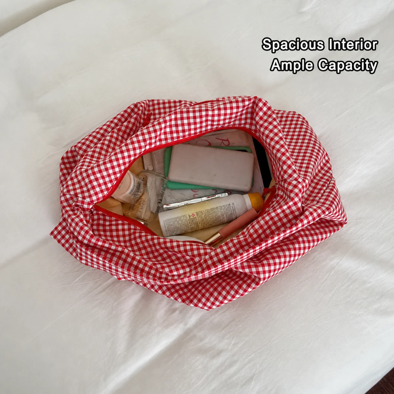 Daily Commute Bag Stylish Check Pattern Handbag Nylon Shoulder Bag Casual Women'S Tote Bag For Fashion Accessory Shopping Campus
Daily Commute Bag Stylish Check Pattern Handbag Nylon Shoulder Bag Casual Women'S Tote Bag For Fashion Accessory Shopping Campus