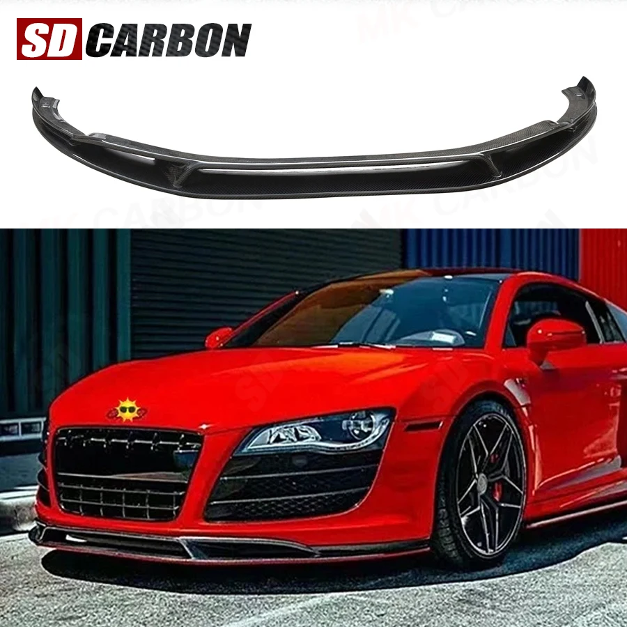 For Audi R8 V8 V10 2008 - 2015 Carbon Fiber Front Bumper Lip Spoiler Chin Splitters Body Kits FRP Black Front Lip Car Styling
For Audi R8 V8 V10 2008 - 2015 Carbon Fiber Front Bumper Lip Spoiler Chin Splitters Body Kits FRP Black Front Lip Car Styling