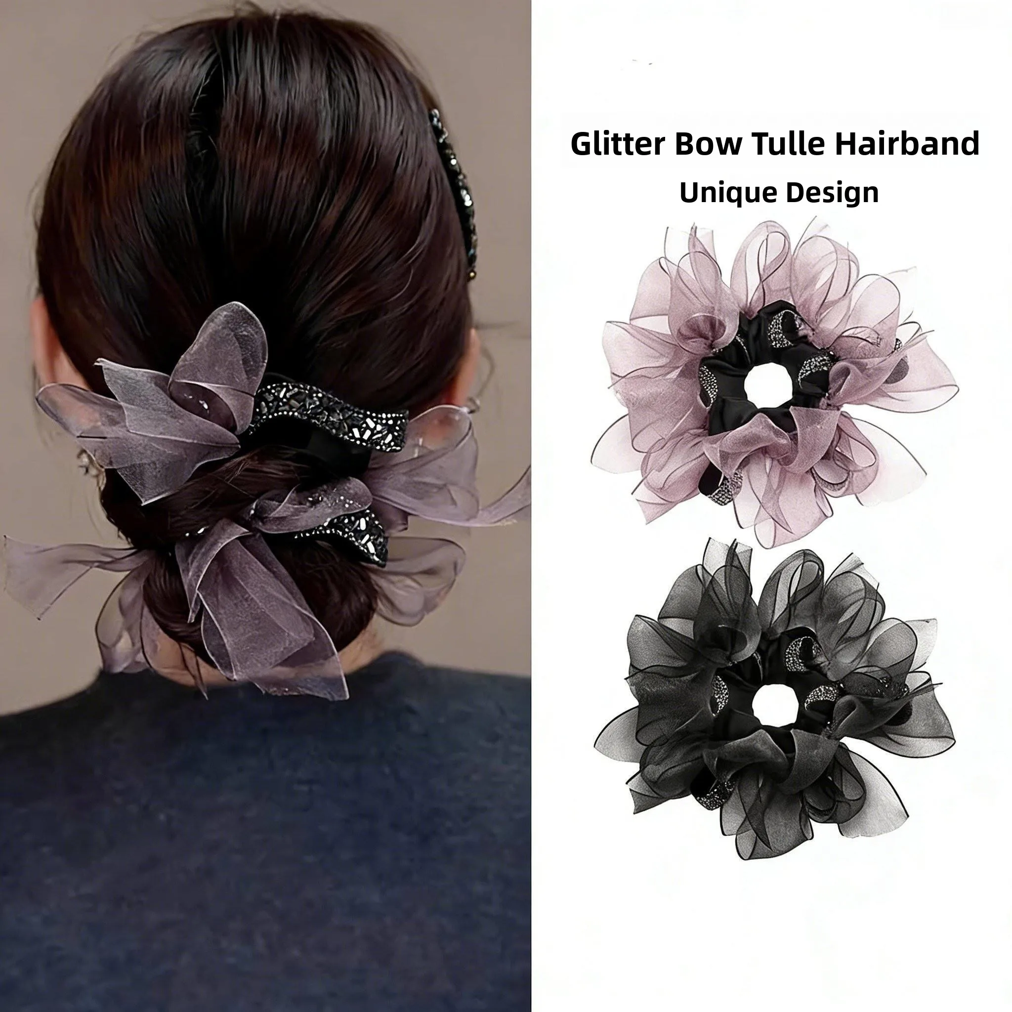 2026 New Sparkling Diamond Knot Large Bow Hair Ties High-End Bun Hair Bands Head Flowers Hair Accessories
2026 New Sparkling Diamond Knot Large Bow Hair Ties High-End Bun Hair Bands Head Flowers Hair Accessories