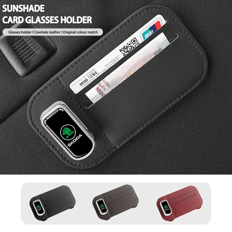 Multi-functional Car Sun Visor Organizer Card Glasses Holder For Skoda Roomster Citigo Enyaq VisionS Derivative Yeti Scala
Multi-functional Car Sun Visor Organizer Card Glasses Holder For Skoda Roomster Citigo Enyaq VisionS Derivative Yeti Scala