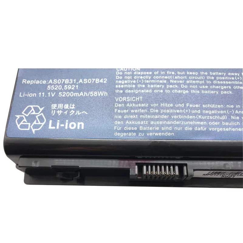 Аккумулятор для Acer Aspire AS07B31 AS07B32 AS07B41 AS07B42 AS07B51 AS07B52 AS07B71
Аккумулятор для Acer Aspire AS07B31 AS07B32 AS07B41 AS07B42 AS07B51 AS07B52 AS07B71