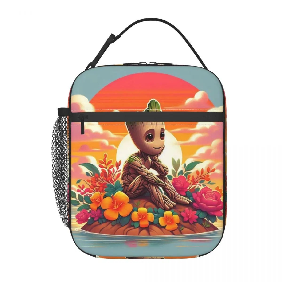Custom Groot Character Insulated Lunch Bag for Women Cooler Thermal Food Lunch Box Outdoor Camping Travel Resuable Tote Bags
Custom Groot Character Insulated Lunch Bag for Women Cooler Thermal Food Lunch Box Outdoor Camping Travel Resuable Tote Bags