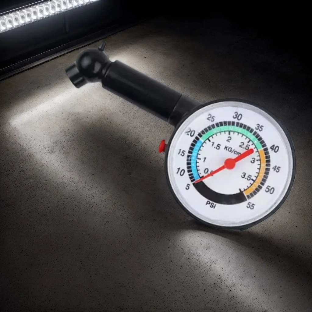 Mini Car Tire Gauge - Dial Tester for Motorcycle & Bicycle Wheels
Mini Car Tire Gauge - Dial Tester for Motorcycle & Bicycle Wheels