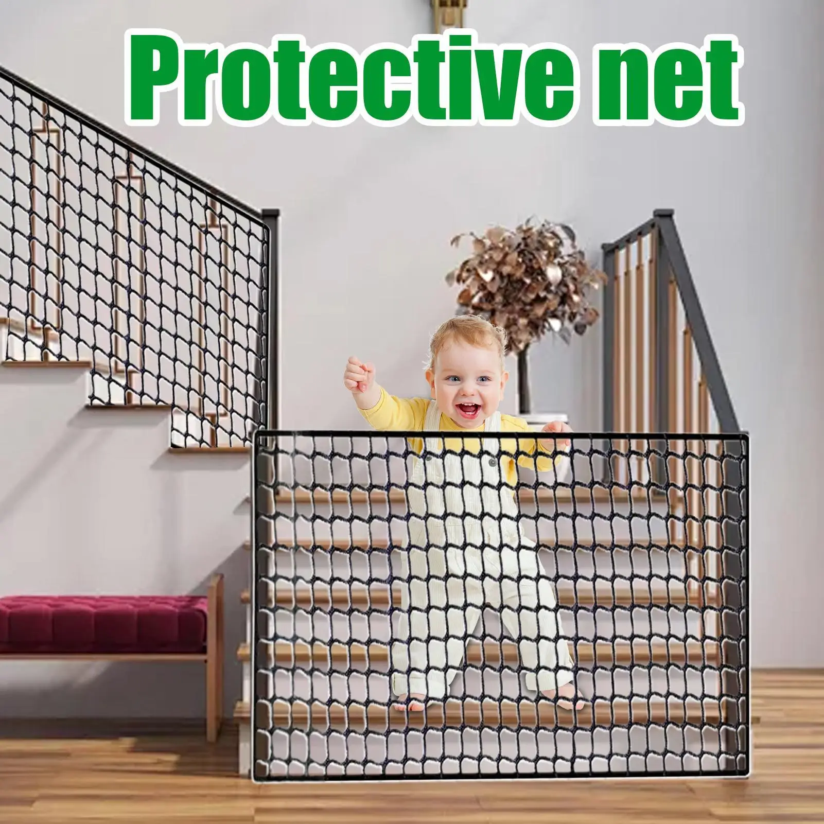 Kids Stairs Safety Net Child Safety Protective Net Bannister Guard Deck Fence Fine Mesh Pet Safe Fence Net Balcony Netting
Kids Stairs Safety Net Child Safety Protective Net Bannister Guard Deck Fence Fine Mesh Pet Safe Fence Net Balcony Netting