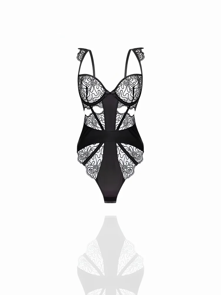 Sexy Embroidered Ultra-Thin See-Tough Summer Nightgown Strapl One-Piece Pure Desire Sle High-Waisted ort-Pants Design
Sexy Embroidered Ultra-Thin See-Tough Summer Nightgown Strapl One-Piece Pure Desire Sle High-Waisted ort-Pants Design