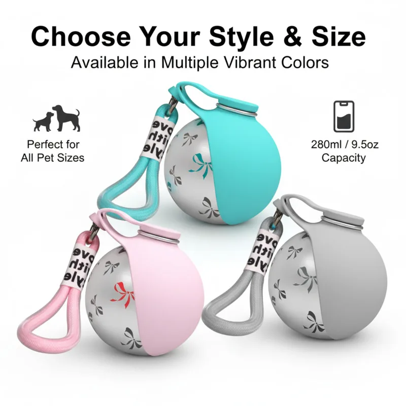 Pet Water Bottle 285ML Y2K 304 Stainless Steel Dog Portable Travel Water Dispenser Foldable Silicone Bowl Strap Hook Outdoor New
Pet Water Bottle 285ML Y2K 304 Stainless Steel Dog Portable Travel Water Dispenser Foldable Silicone Bowl Strap Hook Outdoor New