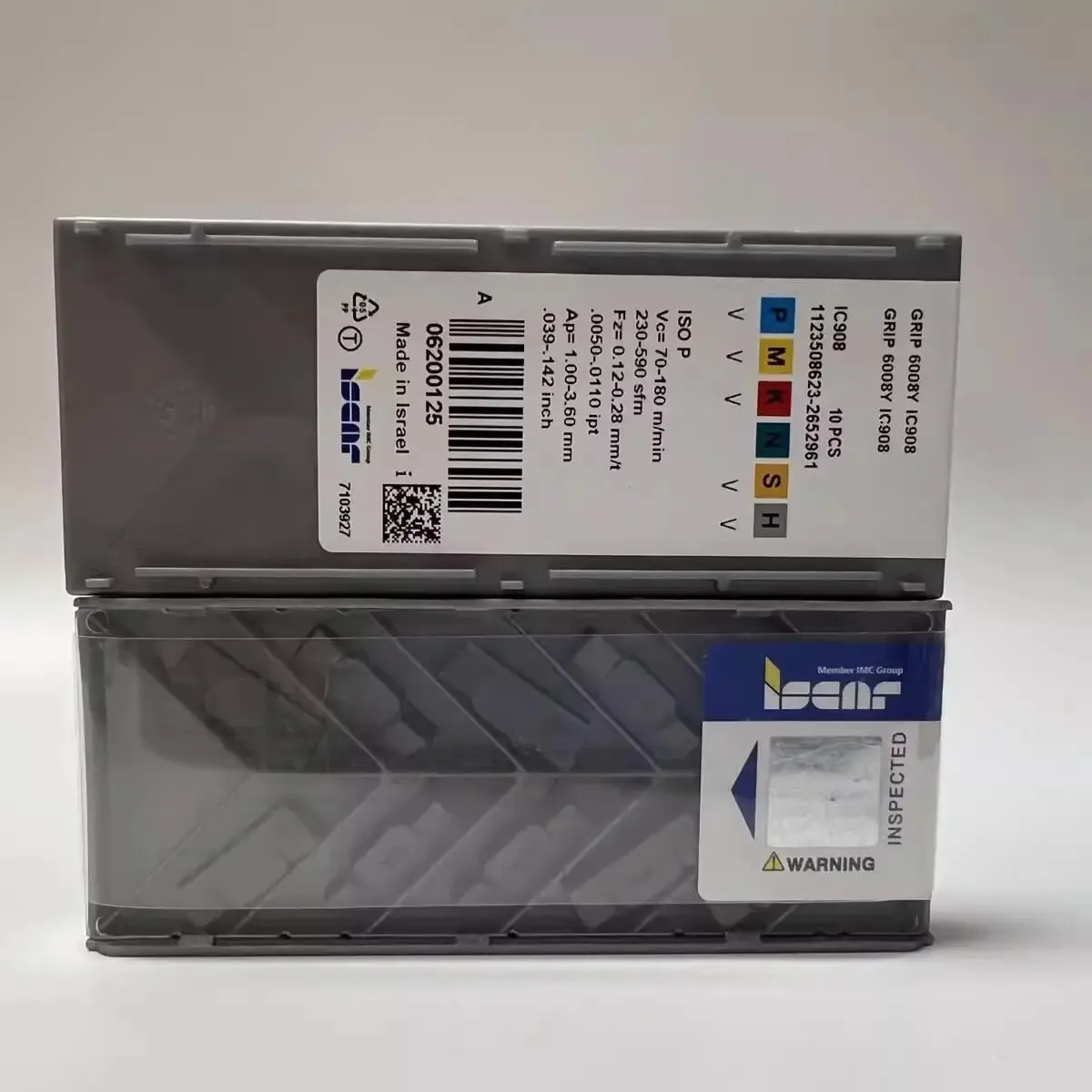 GRIP6008Y IC908 Industrial indexable carbide inserts 10 Pcs
GRIP6008Y IC908 Industrial indexable carbide inserts 10 Pcs