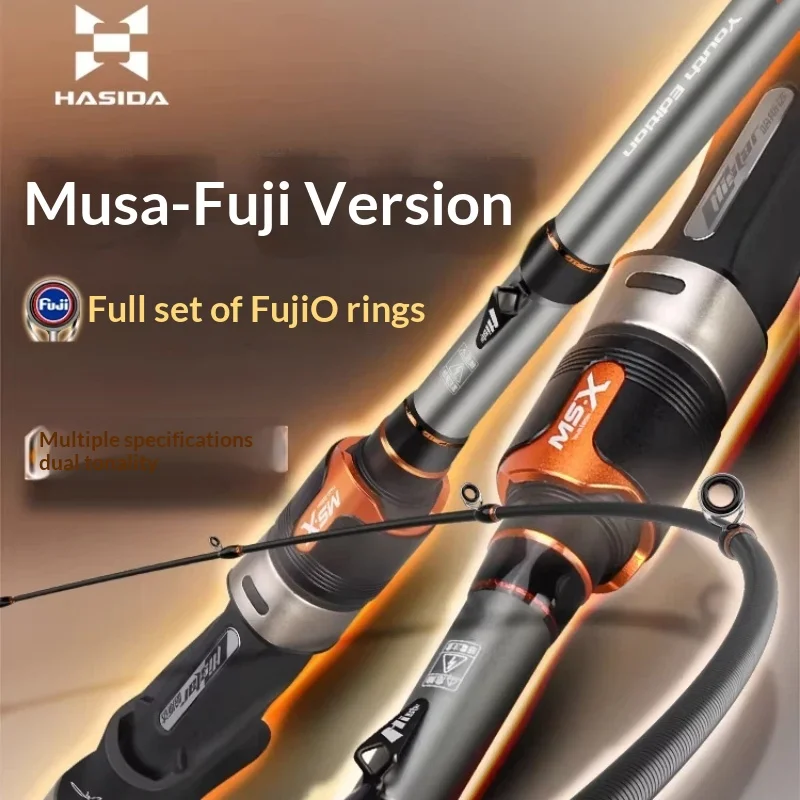Удилище спиннинговое HISTAR Musa Fushi Version, средней быстроты, карбоновое, с теплоотводом, устойчивое к коррозии, легкое, для ловли на приманки.
Удилище спиннинговое HISTAR Musa Fushi Version, средней быстроты, карбоновое, с теплоотводом, устойчивое к коррозии, легкое, для ловли на приманки.