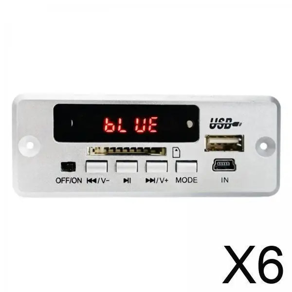 MP3 Decoding Board Module USB TF FM Bluetooth Audio Decoder Remote Control Sound Amplifier for Power Amplifiers and Buses