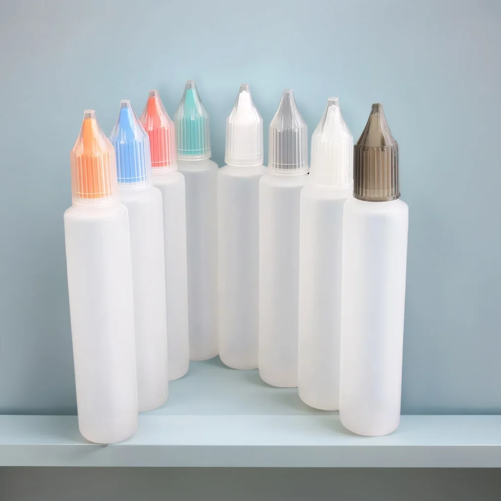 10pcs 60ML Unicorn Dropper Plastic Bottles Pen Shape with Tip for Engine Oil E-Liquid Packaging Colorful Covers Ejuice storage
10pcs 60ML Unicorn Dropper Plastic Bottles Pen Shape with Tip for Engine Oil E-Liquid Packaging Colorful Covers Ejuice storage