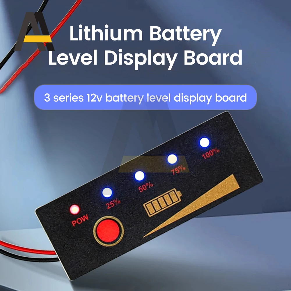 Intelligent Battery Display Lithium Battery Level Indicator 18650 Lipo Capacity Board Tester 3S 12V with reverse protection
Intelligent Battery Display Lithium Battery Level Indicator 18650 Lipo Capacity Board Tester 3S 12V with reverse protection