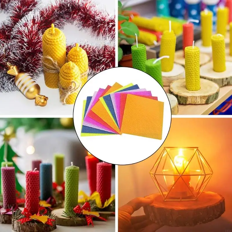 U6XC Beeswax Making Colorful Beeswax Honeycomb Sheets for Hanukkah Party Rolling Molds Supplies for Kids
U6XC Beeswax Making Colorful Beeswax Honeycomb Sheets for Hanukkah Party Rolling Molds Supplies for Kids