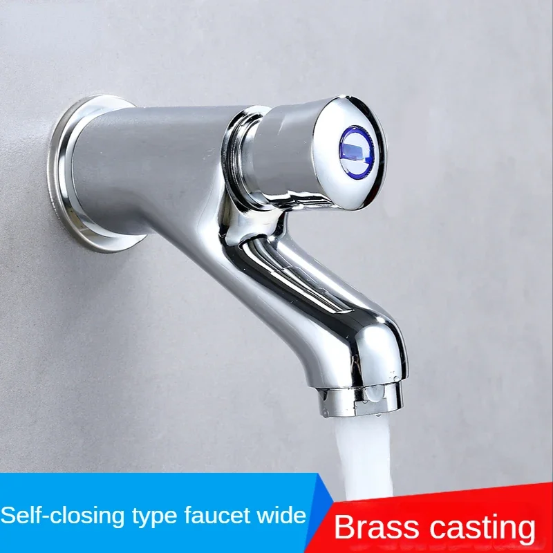 Entrance To The Wall Delay Valve Single Cold Basin Faucet Button Self-closing Hand Press Toilet Washbasin Faucet Wall Faucet
Entrance To The Wall Delay Valve Single Cold Basin Faucet Button Self-closing Hand Press Toilet Washbasin Faucet Wall Faucet