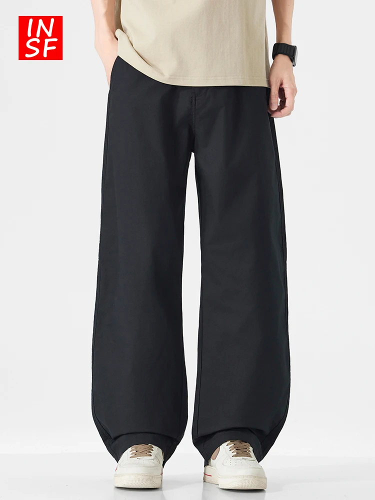 American Sle Loose Straight Leg Men's Casual Wide Leg Pants Pure Color Trendy Match All Spring 2026 New Arrival
American Sle Loose Straight Leg Men's Casual Wide Leg Pants Pure Color Trendy Match All Spring 2026 New Arrival