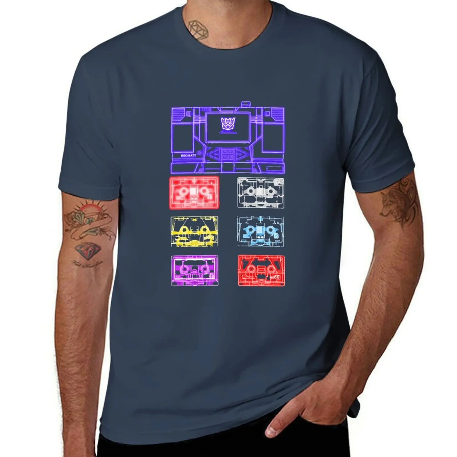 Masterpiece Soundwave and Cassettes Multicolour tron effect T-Shirt Casual Soft Cotton Short Sleeve Tee
Masterpiece Soundwave and Cassettes Multicolour tron effect T-Shirt Casual Soft Cotton Short Sleeve Tee