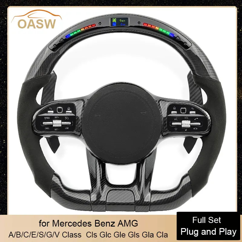 TOP LED ALL Carbon Car Steering Wheel Assembly for Mercedes Benz AMG W204 W205 W221 W222 Cls Glc Gle Gls Gla Cla Glk Slc C63
TOP LED ALL Carbon Car Steering Wheel Assembly for Mercedes Benz AMG W204 W205 W221 W222 Cls Glc Gle Gls Gla Cla Glk Slc C63