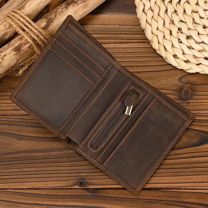 Leather Short Wallet Men Wallet Fashion Luxury Brand Male Bussiness Purse Coins Design Vintage Wallet Dropshipping Free Shipping
Leather Short Wallet Men Wallet Fashion Luxury Brand Male Bussiness Purse Coins Design Vintage Wallet Dropshipping Free Shipping
