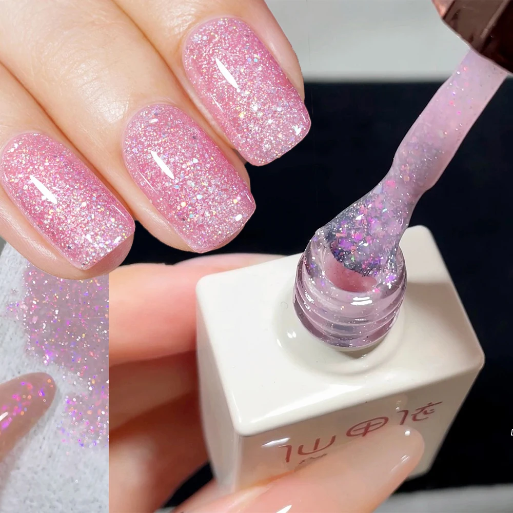 15ml Pink Purple Aurora Gel Nail Polish Glitter Sequin Soak Off UV Gel Semi-permanent Varnish DIY Manicure Nail Salon Gel Polish
15ml Pink Purple Aurora Gel Nail Polish Glitter Sequin Soak Off UV Gel Semi-permanent Varnish DIY Manicure Nail Salon Gel Polish