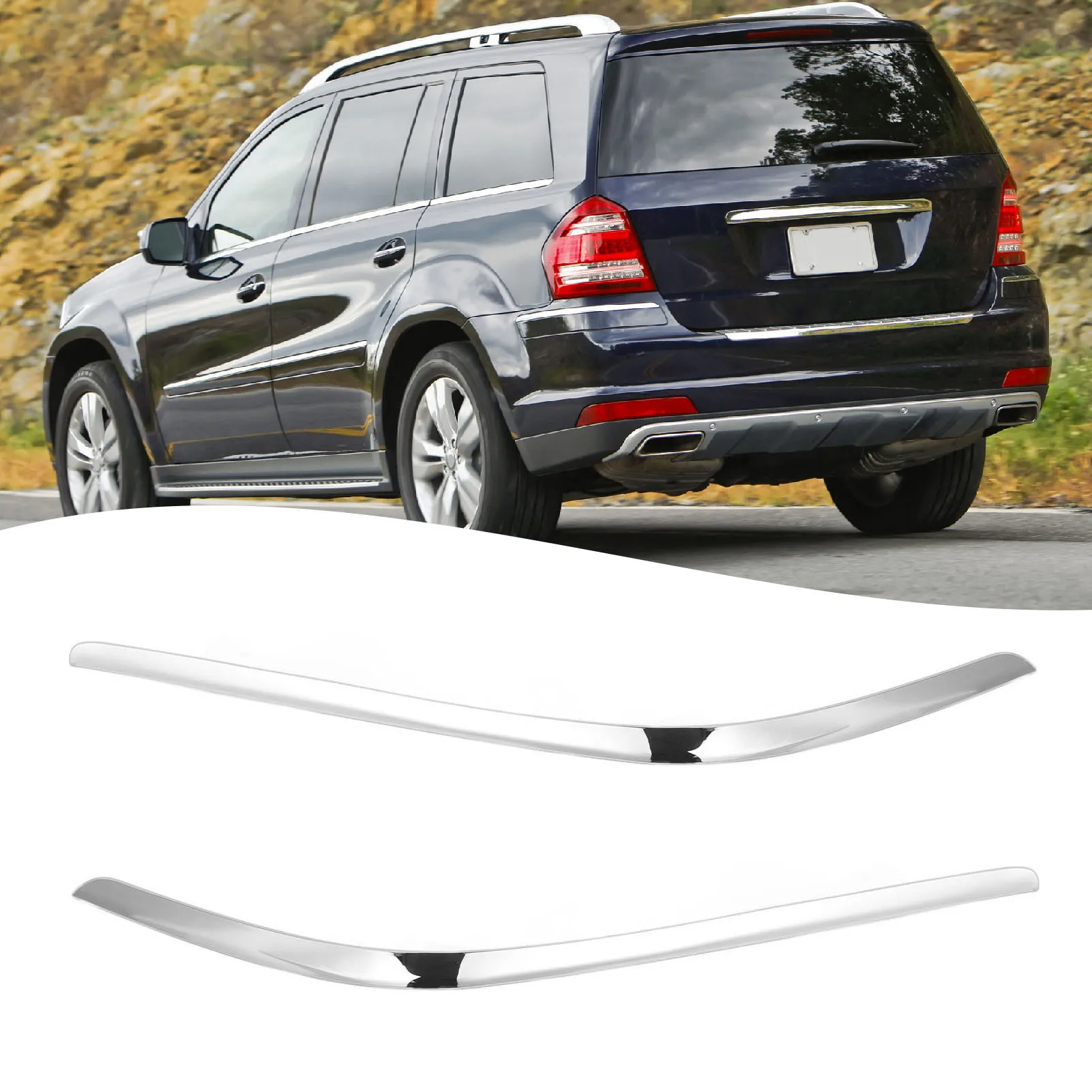 Car Rear Bumper Trim Strip Stylish Look Sturdy Rear Bumper Decorative Trim Replacement for Benz GL350 GL450 GL550 2010 to 2012
Car Rear Bumper Trim Strip Stylish Look Sturdy Rear Bumper Decorative Trim Replacement for Benz GL350 GL450 GL550 2010 to 2012