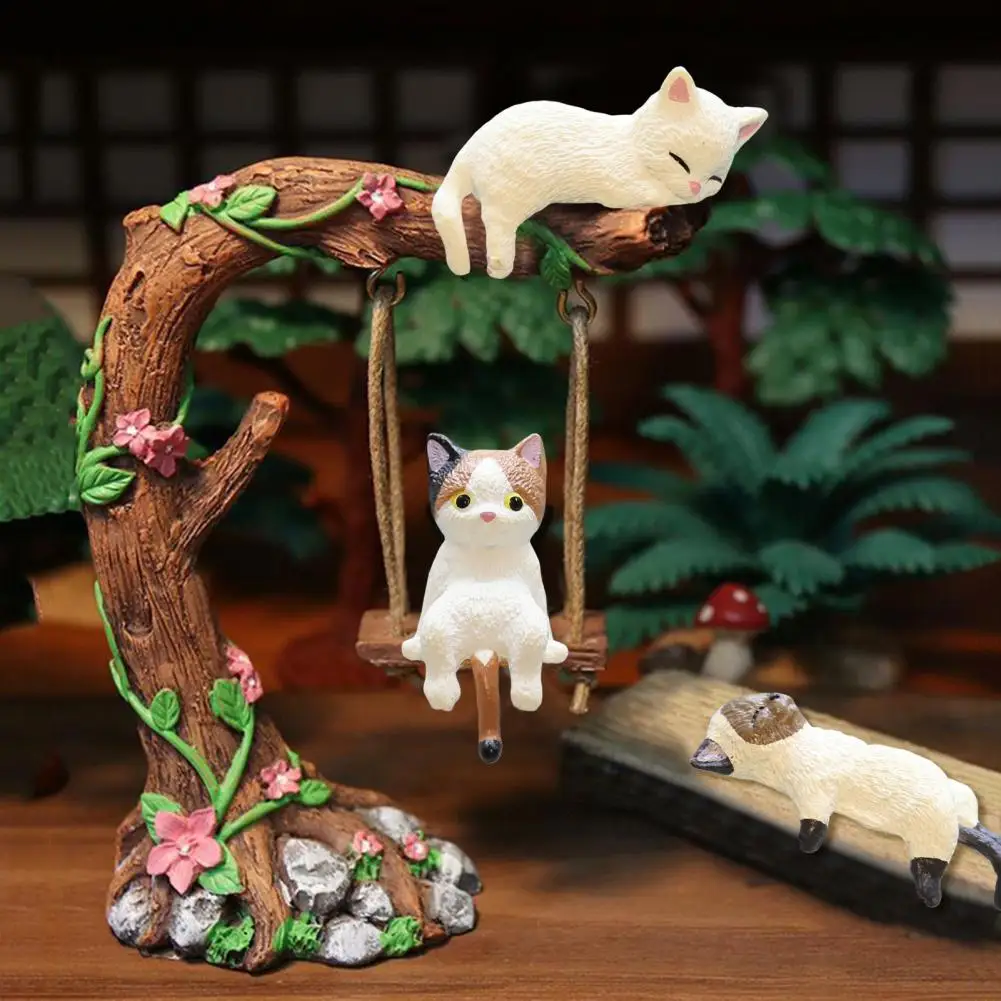 Mini Cat Figurines Mini Cat Figurine Collectible Kitten Ornament Cake Topper Tabletop Sculpture for Desk Bookshelf Car Children
Mini Cat Figurines Mini Cat Figurine Collectible Kitten Ornament Cake Topper Tabletop Sculpture for Desk Bookshelf Car Children