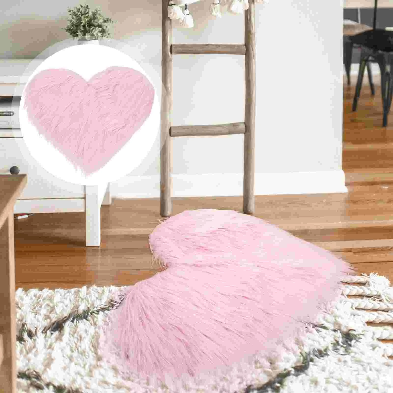 Imitation Wool Carpet Wear-resistant Rug Floor Mat Decorative Cushion Heart Shaped Acrylic and Polyester
Imitation Wool Carpet Wear-resistant Rug Floor Mat Decorative Cushion Heart Shaped Acrylic and Polyester