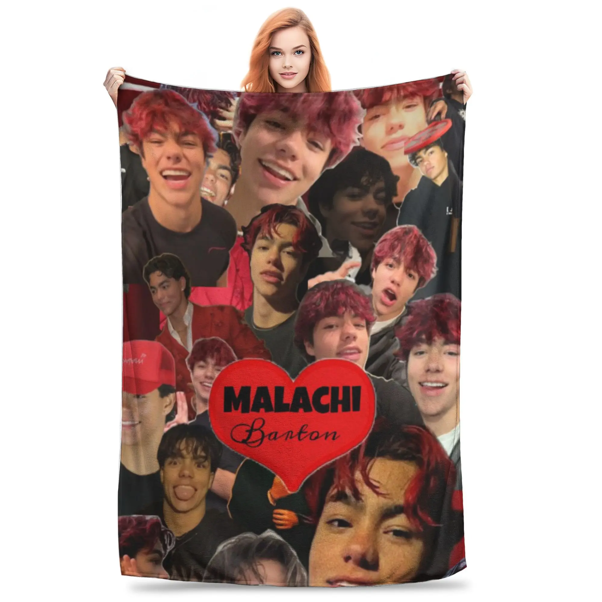 Malachi Barton Actor Tour Flannel Blanket Winter Throws for Boy Girl Home Decor Street Trend Bedspread Sofa Bed Cover
Malachi Barton Actor Tour Flannel Blanket Winter Throws for Boy Girl Home Decor Street Trend Bedspread Sofa Bed Cover