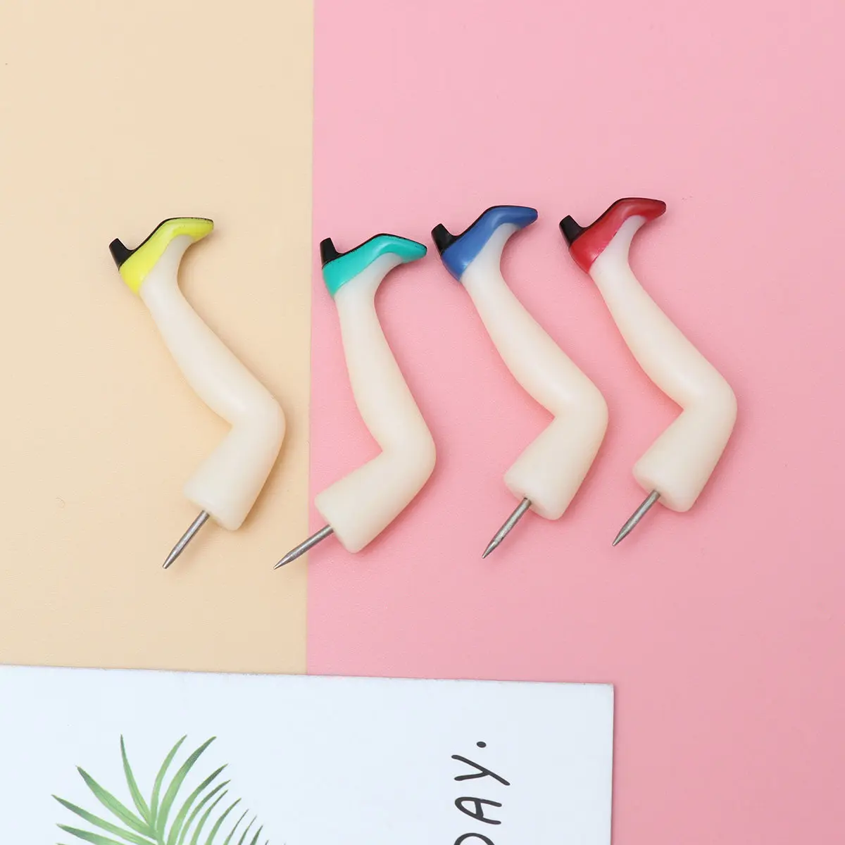 4Pcs Plastic Metal Push Pins Shape Thumbtack for Bulletin Boards Map Marking School Office Daily Use Map Tack
4Pcs Plastic Metal Push Pins Shape Thumbtack for Bulletin Boards Map Marking School Office Daily Use Map Tack