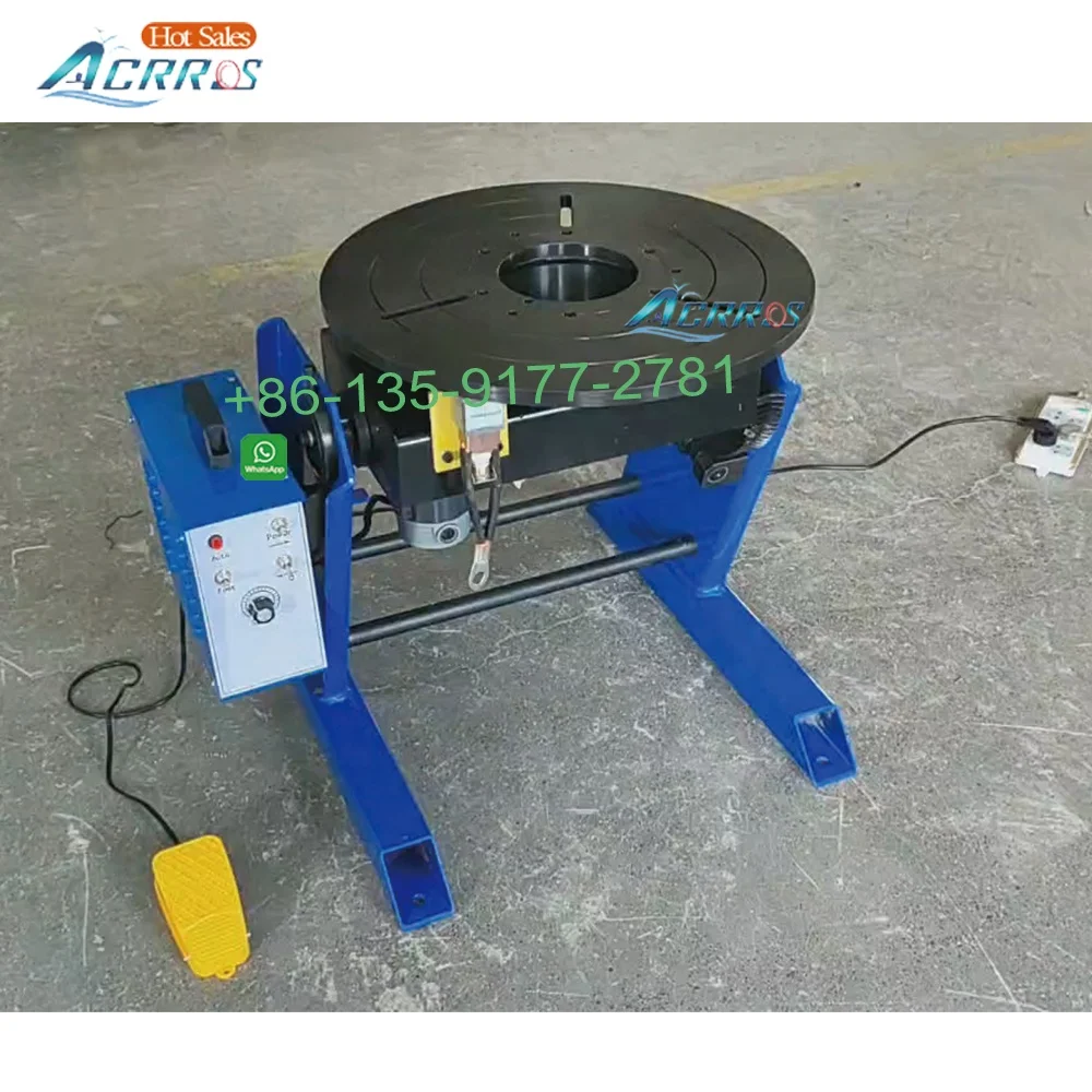 300kg Steel Welding Positioner with 170mm Turning Table and Wireless Remote 220V Foot Pedal
300kg Steel Welding Positioner with 170mm Turning Table and Wireless Remote 220V Foot Pedal