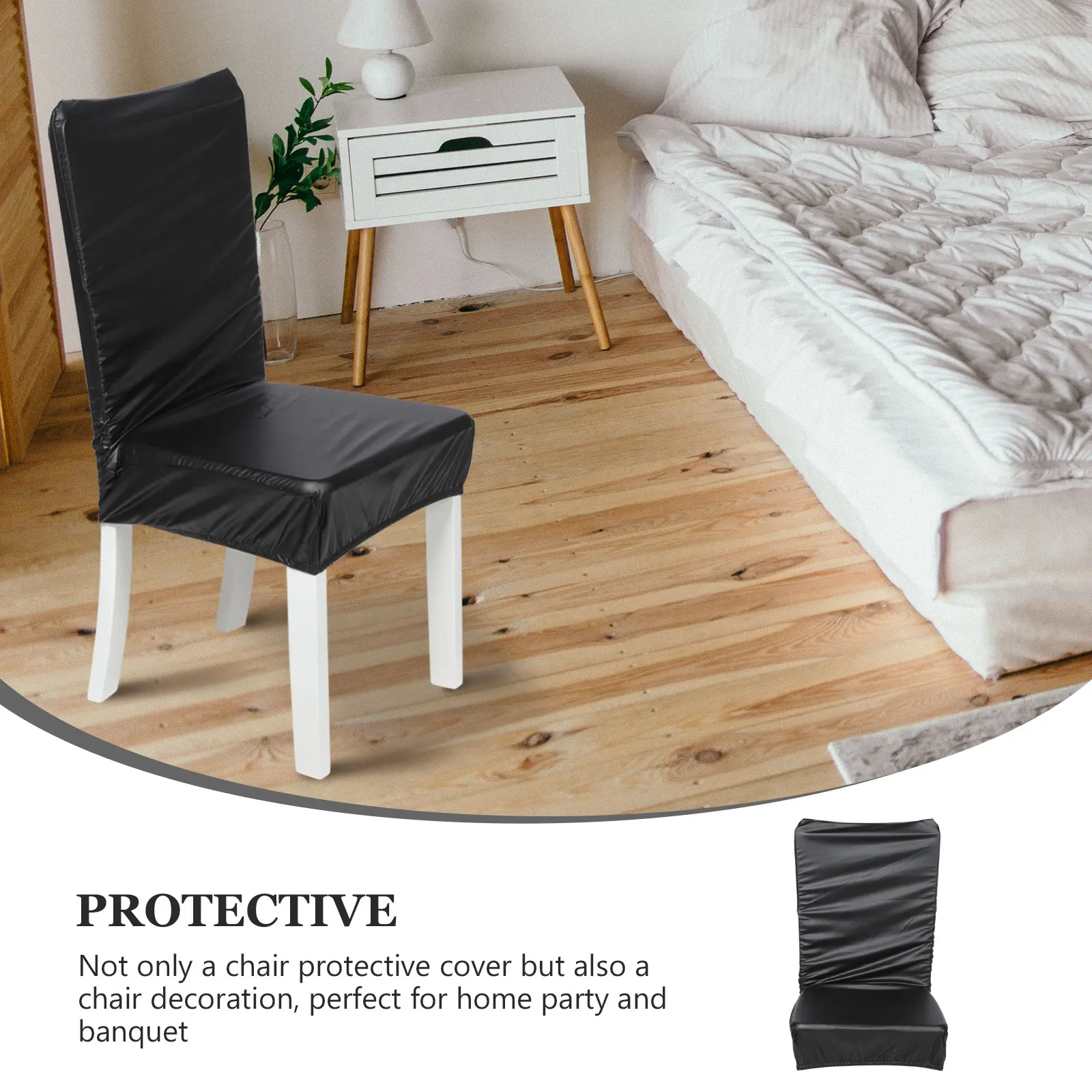 PU Chair Cover Waterproof Easy Clean Elastic Design High Back Chairs Dining Room Home Party Banquet Modern Practical
PU Chair Cover Waterproof Easy Clean Elastic Design High Back Chairs Dining Room Home Party Banquet Modern Practical