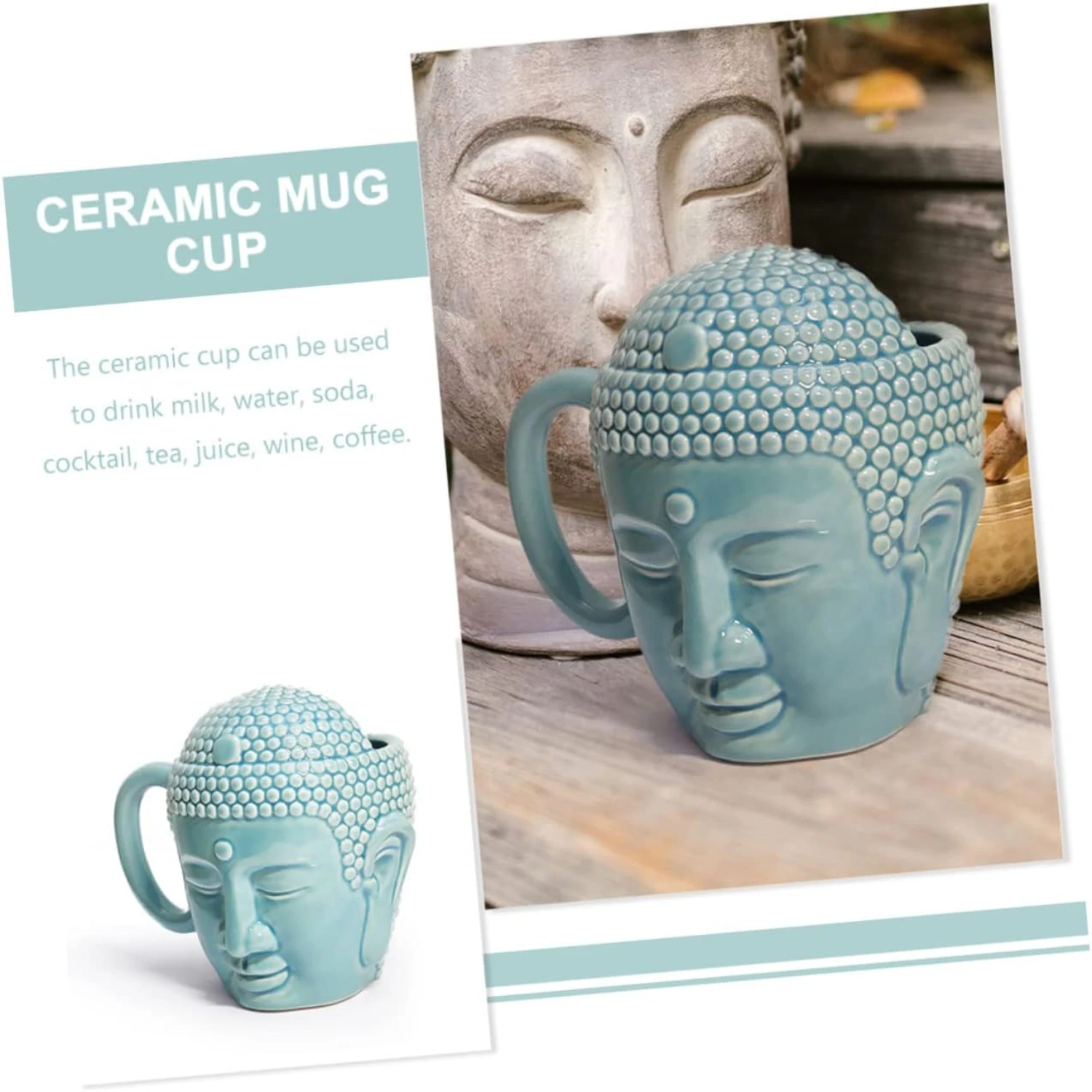 Exquisite Elegant Serene Buddha Ceramic Tea Set - Handcrafted Decorative Porcelain Coffee Mug with Tea Cups and Saucers - Elegan
Exquisite Elegant Serene Buddha Ceramic Tea Set - Handcrafted Decorative Porcelain Coffee Mug with Tea Cups and Saucers - Elegan