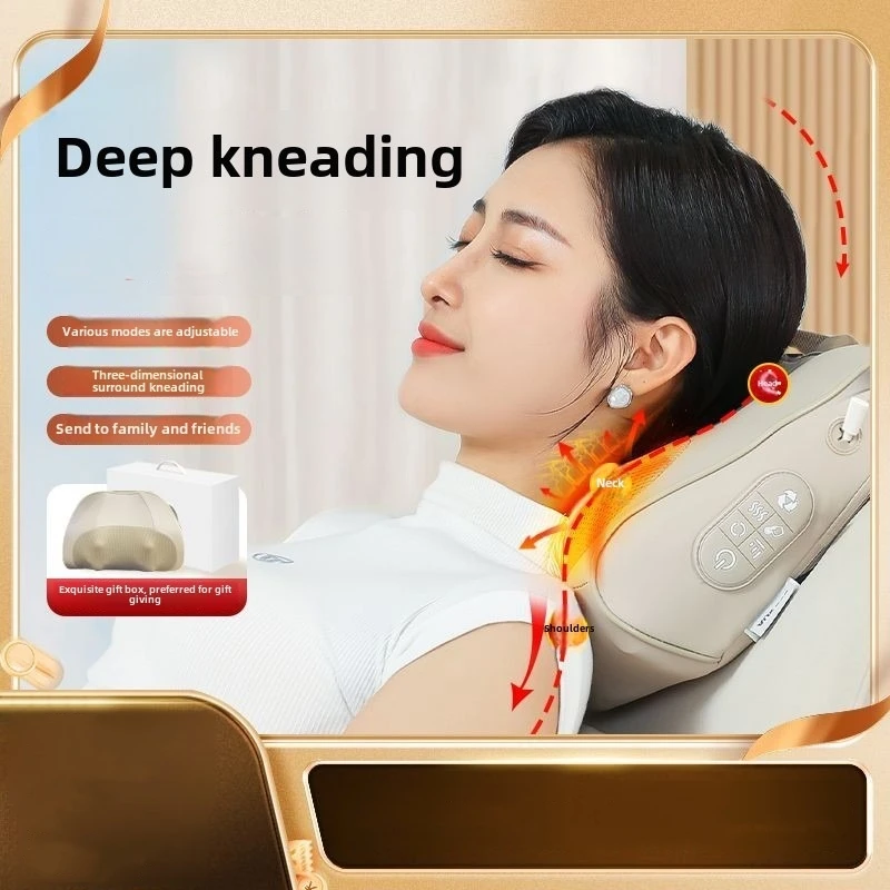 JAIYORL Neck Massage Pillow Cervical Massager Multifunctional Waist Back Shoulder Shiatsu Kneaded Hot Compress Relaxation Gift
JAIYORL Neck Massage Pillow Cervical Massager Multifunctional Waist Back Shoulder Shiatsu Kneaded Hot Compress Relaxation Gift