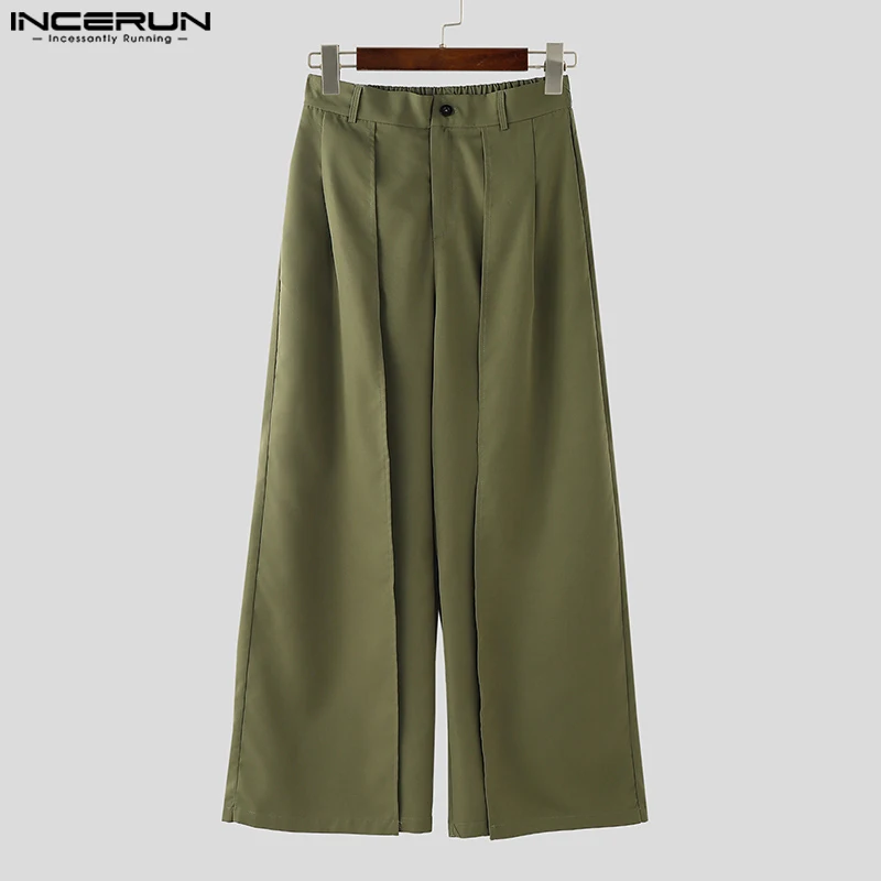 INCERUN Men Wide Leg Pants Solid Color Button Loose Joggers Trousers Men Streetwear Loose 2025 Korean Style Fashion Long Pants
INCERUN Men Wide Leg Pants Solid Color Button Loose Joggers Trousers Men Streetwear Loose 2025 Korean Style Fashion Long Pants