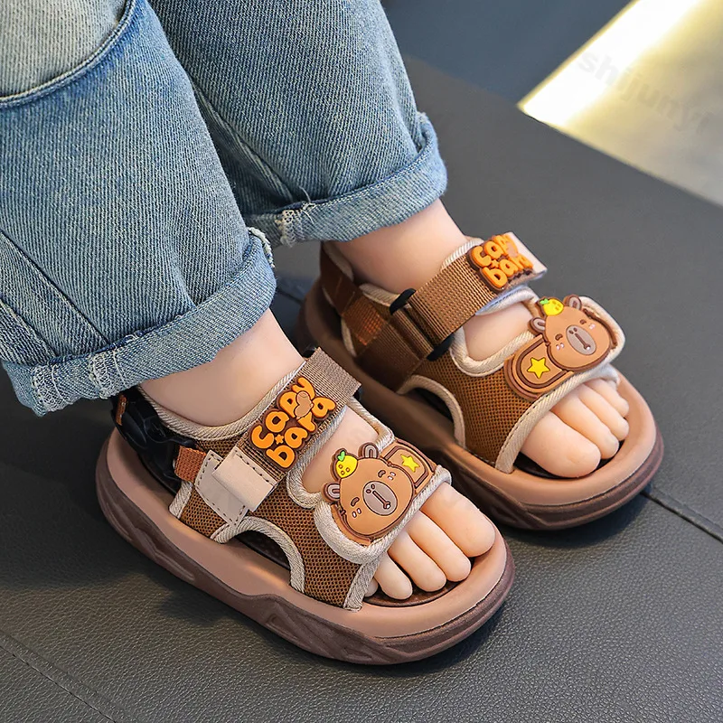 Capybara Sandals Children's Cute Open Toed Beach Sandals Anti Slip 2025 Summer New Fashion Children's Shoes Boys Outdoor Sandals
Capybara Sandals Children's Cute Open Toed Beach Sandals Anti Slip 2025 Summer New Fashion Children's Shoes Boys Outdoor Sandals