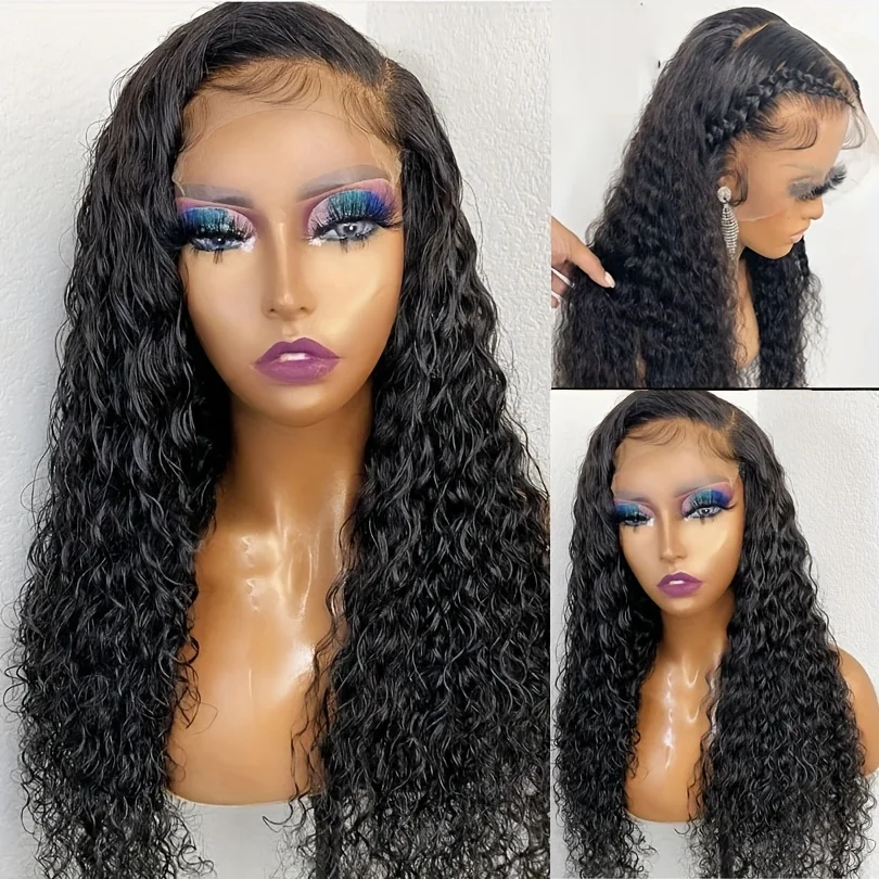 Soft 26Inch 180 Density Black Kinky Curly Lace Front Wigs For Women With Baby Hair Synthetic Fiber Deep Part Daily Wear Wigs
Soft 26Inch 180 Density Black Kinky Curly Lace Front Wigs For Women With Baby Hair Synthetic Fiber Deep Part Daily Wear Wigs